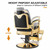 Chair Salon Chair Heavy Duty Barber Chair(Gold)