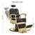 Chair Salon Chair Heavy Duty Barber Chair(Gold)