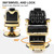 Chair Salon Chair Heavy Duty Barber Chair(Gold)