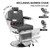 OmySalon Vintage Barber Chair All Purpose Wide Seat, 360°