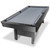 GoSports 7 and 8 ft Pool Tables with Wood Finish - Gray, Black, or Green Felt - Billiards Game Room Table for Adults