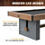 Barrington Billiards 7 Ft Urban Bar Size Drop Pocket Pool Table
