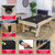 GoSports 8 ft Pool Tables with Wood Finish - Choose Your Style - Modern Billiards Table with 2 Cue Sticks