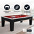 Hathaway Mirage 7.5ft Pool Table for Game Room – Billiard Table with Poly-Coated Non-Slate Playfield, Drop Pockets & Leg Levelers