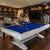 Hathaway Montecito 8ft Pool Table for Game Room – Billiard Table with Poly-Coated Non-Slate Playfield, Drop Pockets, Leg Levelers