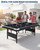 Garvee 7 ft Pool Table, Portable Pool Table, Folding Billiards Table Includes Full Billiard Balls, 2 Cue Sticks, Chalk and Felt Brush for Home Game Room, Family Entertainment