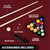Hall of Games Edgewood 7 Ft Bar Size Pool Table with Balls and Cue Sticks | Bar Size Billiard Table with Billiard Balls