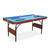 RACK Crux 55-Inch Folding Billiards/Pool Game Table (Blue 3-in-1 Multi Game) – Billiards/Pool, Ping Pong and Push Hockey