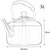 Whistling Tea Kettles Stovetop Stainless Steel Teapot