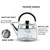 Tea Kettle Stovetop Whistling Teapot Stainless Steel Tea Pots for All Stovetop