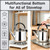 Tea Kettle Stovetop Whistling Teapot Stainless Steel Tea Pots for All Stovetop