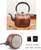 Solid Copper Whistling Tea Kettle – Suitable for Gas, Induction, and Stovetop
