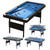 3 in 1 Pool Table Ping Pong Dining Table Combo,63.8 Foldable Billiard Tables/Table Tennis