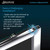 W x 76 3/4 in. H Clear Sliding Shower Door in Brushed