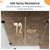 Frameless Corner Shower Door 36"x60"x75", Soft-Close Design