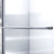 Frameless Sliding Shower Door in Oil Rubbed Bronze and Clear Glass
