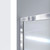Frameless Sliding Shower Door in Oil Rubbed Bronze and Clear Glass