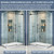 Corner Sliding Shower Enclosure 34" D x 56-60" W x 72" H, Frameless