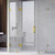 H L-Shaped Frameless Swing Corner Shower Door