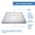 DreamLine Lumen 32 in. D x 42 in. W by 74 3/4 in. H Hinged Shower Door