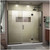 Shower Door in Matte Black - Right Wall Installation