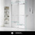 Frameless Shower Glass Door - Clear Double Sliding Shower Door