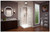 DreamLine French Corner 36 in. D x 36 in. W x 74 3/4 in. H Sliding