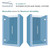 Elizabeth Frameless Hinged Shower Door with 24 in. Hinge