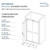 Transolid BRP488008F-S-MB Brianna 48 in. W x 80 in. H Frameless By-Pass