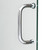 DreamLine Infinity-Z 36 in. D x 48 in. W x 76 3/4 in. H Clear Sliding Shower