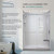 Shower Door with Inline Panel in Polished Chrome, 54 in. Opening x 76