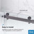 Pemberly Row Soft-Close Sliding Shower Door, 48" x 78.75", Oil-