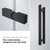 Pemberly Row Frameless Pivot Shower Door, 60"W x 72"H, 8mm