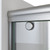 76 inch H Semi-Frameless Bypass Shower Door in Brushed Nickel