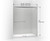 shower door, 76"H x 56-5/8 – 59-5/8"W, with 5/16" thick