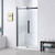 Pemberly Row Matte Black Shower Kit, 32 x 48 x 81 in, Frameless Barn