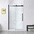 Pemberly Row Matte Black Shower Kit, 32 x 48 x 81 in, Frameless Barn