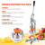 Manual Citrus Juicer, Heavy Duty Cast Iron Hand Press with Stainless Steel Strainer