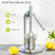 Hand Press Juicer, Professional Stainless Steel Manual Citrus Juicer