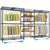 Freestanding Clothes Racks with Adjustable Shelves and Hanger Rods from 5'10" to 8'8", Large Modular Closet Systems 1360LBS