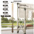 Heavy Duty 450LB Load Aluminum Clothes Drying Rack, Foldable Rolling Garment Rack, Height Adjustable & Extendable, Perfect for Blankets