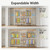 VIPEK X3 Plus Large Expandable Closet Rack Wardrobe Closet Organizer White