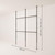 pamo Black Industrial Pipe Clothing Rack - LOFT II - Steplessly Adjustable Closet Organizer System for Ceiling Heights between 86" - 98"- Suitable as Closet Clothes Rack or Room Divider