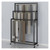 Curtain Sample Display Stand, Multi-layer Scarf Fabrics Storage Rack With Wheels For Retail Store Boutiques Shopping Mall