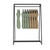 Freestanding Ballet Bar Garment Rack - 48" W | Professional-grade garment rack, chrome or powder-coated finish