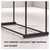 Floor Standing Double-Pole Clothing Rack, Heavy Duty Metal Iron Clothes Rail for Home Showroom and Store(150x53x150 cm)