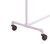 Econoco Pipeline Ballet Bar Rack, Adjustable Height, White, 60in Wide