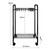 Telescopic Pants Rack with Hangers and Wheels, Multi-Functional Trouser Display Stand