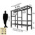 Heavy Duty Rolling Clothing Rack - 2000 lbs Capacity, Foldable Metal Organizer with Wheels