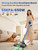Dzaki Cordless Stick Vacuum Cleaner, 650W 55KPa Brushless Motor, 60-Min Runtime, Detachable Battery, Anti-Tangle